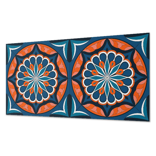 Wandpaneel pvc Mandala met een bladpatroon
