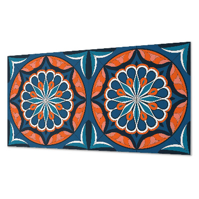 Wandpaneel pvc Mandala met een bladpatroon