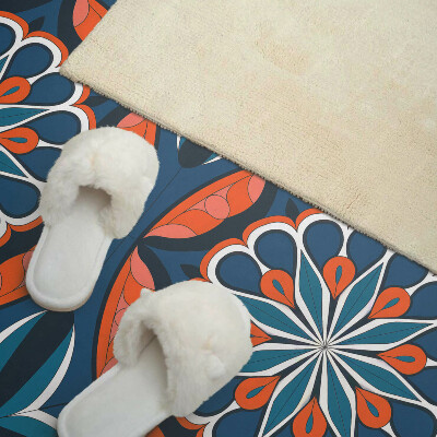 Wandpaneel pvc Mandala met een bladpatroon