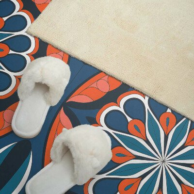 Wandpaneel pvc Mandala met een bladpatroon