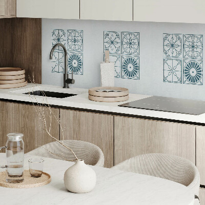 Zelfklevend wandpaneel Tegelpatronen in geometrische stijl