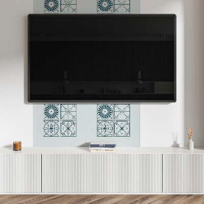 Zelfklevend wandpaneel Tegelpatronen in geometrische stijl