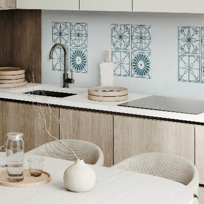 Zelfklevend wandpaneel Tegelpatronen in geometrische stijl