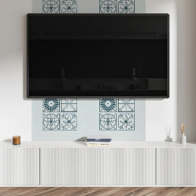 Zelfklevend wandpaneel Tegelpatronen in geometrische stijl