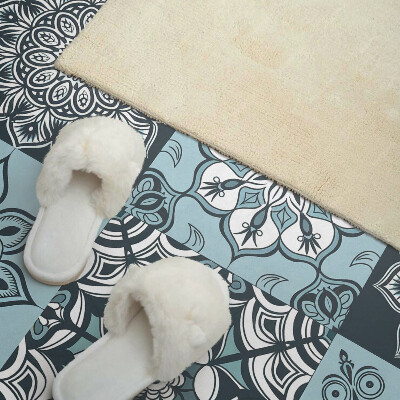 Vinyl wandpaneel Geruite mandala patronen