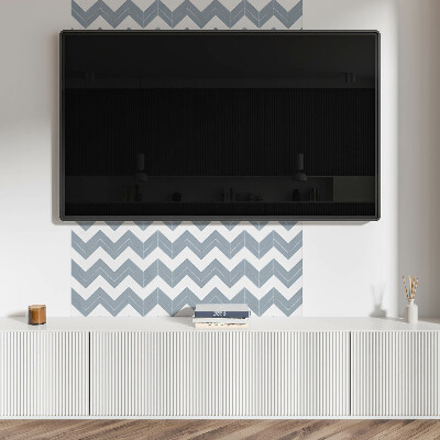 Zelfklevend wandpaneel Zigzag gestreept ontwerp