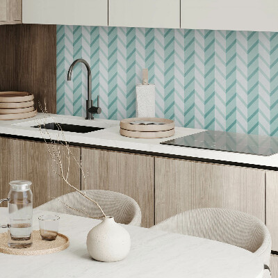 Vinyl wandpaneel Zigzag gestreept motief