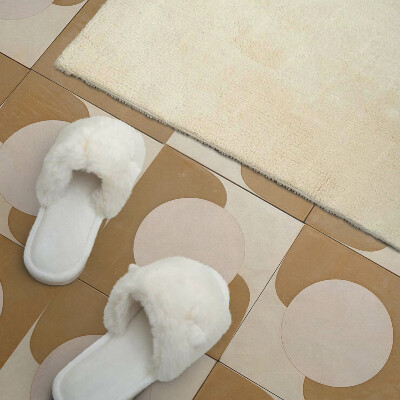 Wandpaneel pvc Patroon van geometrische cirkels en bogen