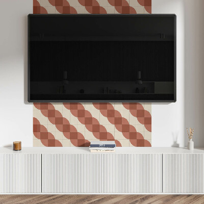 Vinyl wandpaneel Geometrisch golvend patroon