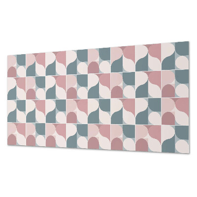 Wandpaneel pvc Geometrisch patroon in een abstracte stijl