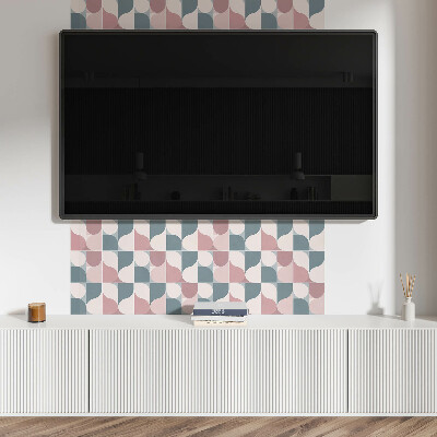 Wandpaneel pvc Geometrisch patroon in een abstracte stijl