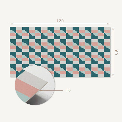 Zelfklevend wandpaneel Geruit geometrisch motief