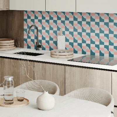 Zelfklevend wandpaneel Geruit geometrisch motief