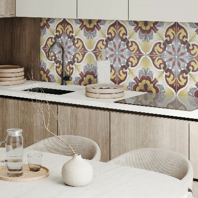 Vinyl wandpaneel Bloemen decoratief motief