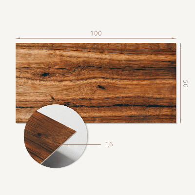 Zelfklevend wandpaneel Hout-geïnspireerd patroon