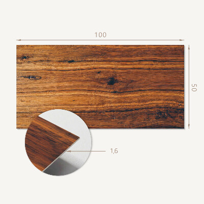 Vinyl wandpaneel Hout in een natuurlijke stijl