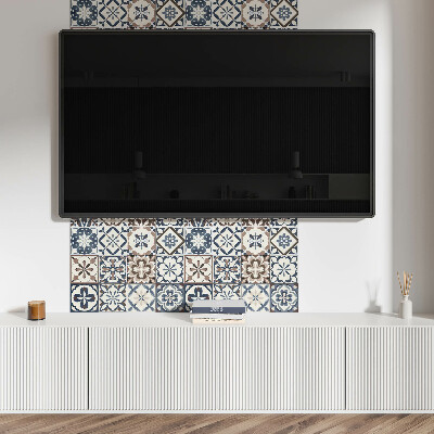 Wandpaneel pvc Getegelde artistieke composities