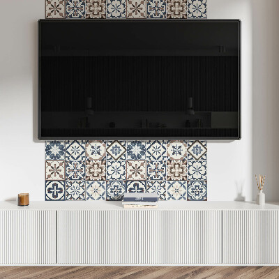 Wandpaneel pvc Getegelde artistieke composities