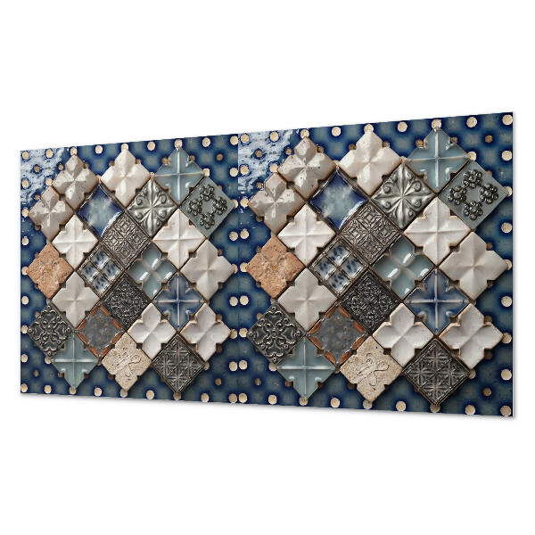 Zelfklevend wandpaneel Mozaïek tegelindeling