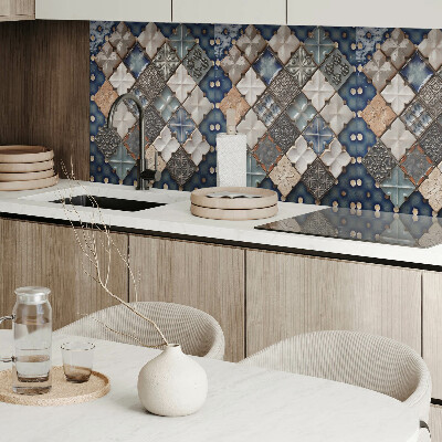 Zelfklevend wandpaneel Mozaïek tegelindeling