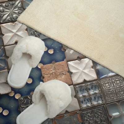 Zelfklevend wandpaneel Mozaïek tegelindeling