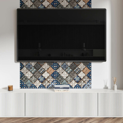 Zelfklevend wandpaneel Mozaïek tegelindeling