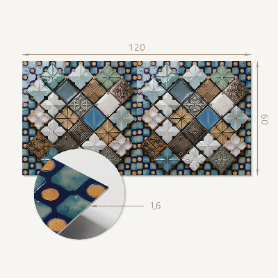 Vinyl wandpaneel Keramische tegelmotieven