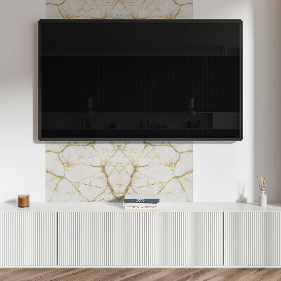 Wandpaneel pvc Marmermotief met subtiele aderen