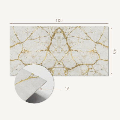 Wandpaneel pvc Marmermotief met subtiele aderen