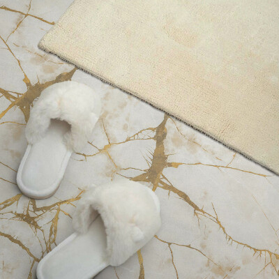 Wandpaneel pvc Marmermotief met subtiele aderen