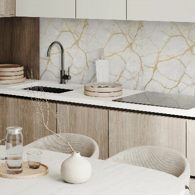 Zelfklevend wandpaneel Marmermotief met een elegante stijl