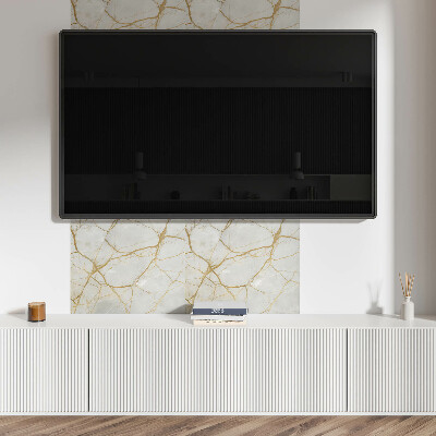 Zelfklevend wandpaneel Marmermotief met een elegante stijl