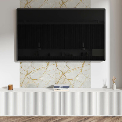 Zelfklevend wandpaneel Marmermotief met een elegante stijl