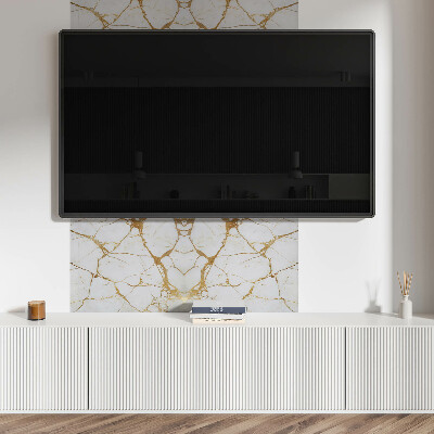 Vinyl wandpaneel Marmer chic met subtiele adering