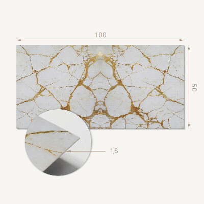 Vinyl wandpaneel Marmer chic met subtiele adering