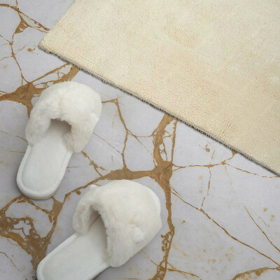 Vinyl wandpaneel Marmer chic met subtiele adering