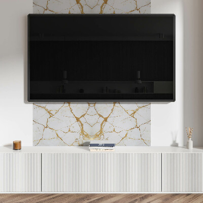 Vinyl wandpaneel Marmer chic met subtiele adering