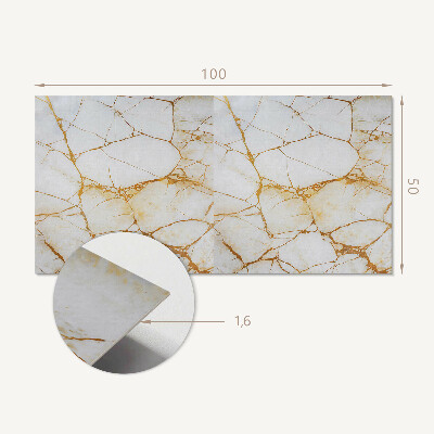 Wandpaneel pvc Marmerstijl in een elegante uitvoering