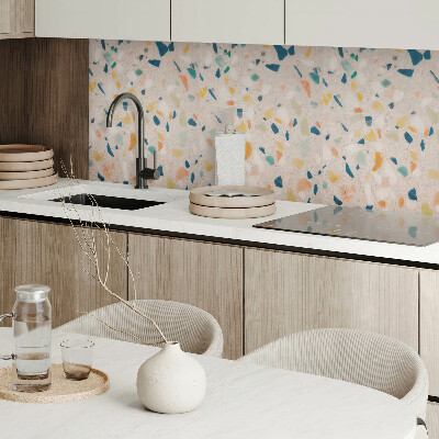 Vinyl wandpaneel Fragmenten in levendige kleuren