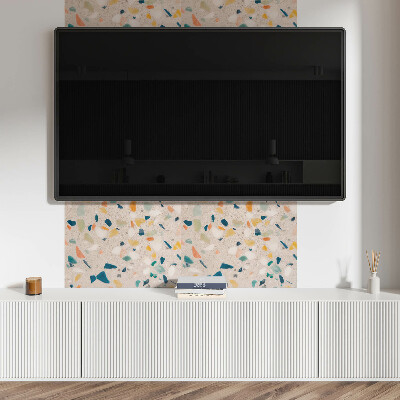 Vinyl wandpaneel Fragmenten in levendige kleuren