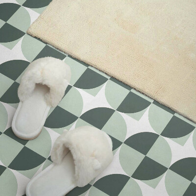 Zelfklevend wandpaneel Cirkels en vierkanten in geometrische stijl