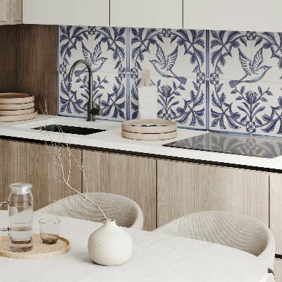 Wandpaneel pvc Vogelmotief tussen het groen