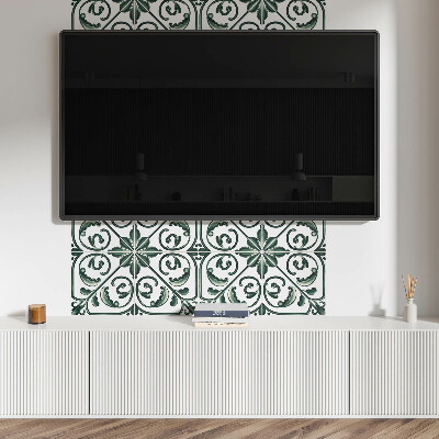 Vinyl wandpaneel Plantenmotieven met decoratieve details