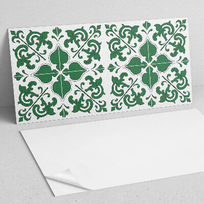 Wandpaneel pvc Een plantenmotief met decoratieve details