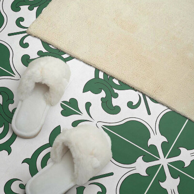 Wandpaneel pvc Een plantenmotief met decoratieve details