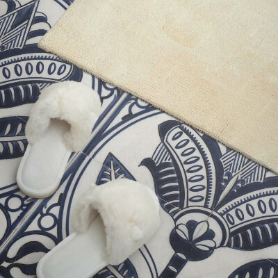 Wandpaneel pvc Bloemmotief in keramische stijl