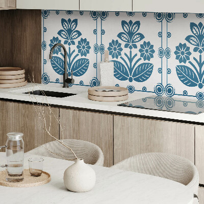 Zelfklevend wandpaneel Bloemen decoratief motief