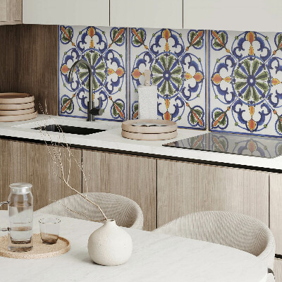 Wandpaneel pvc Plantenornamenten in een klassieke stijl