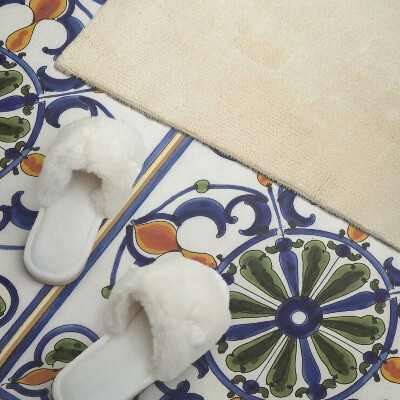 Wandpaneel pvc Plantenornamenten in een klassieke stijl