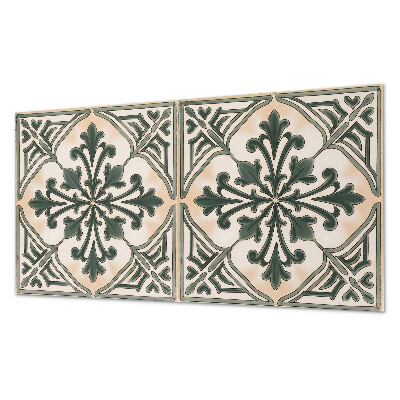 Wandpaneel pvc Een plantenmotief in de vorm van een vierkant